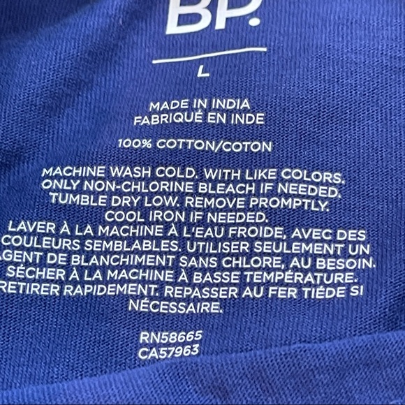BP Nordstrom Blue Twilight T-shirt Size L - Picture 3 of 5